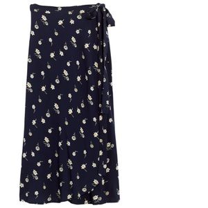 NWT Madewell midi wrap skirt